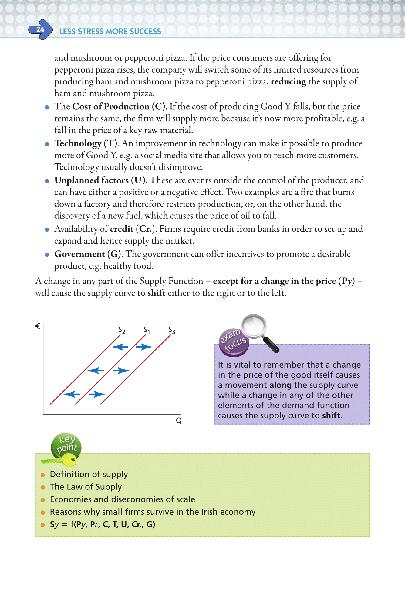 ■ Less Stress More Success - Leaving Cert - Economics by Gill Education on Schoolbooks.ie
