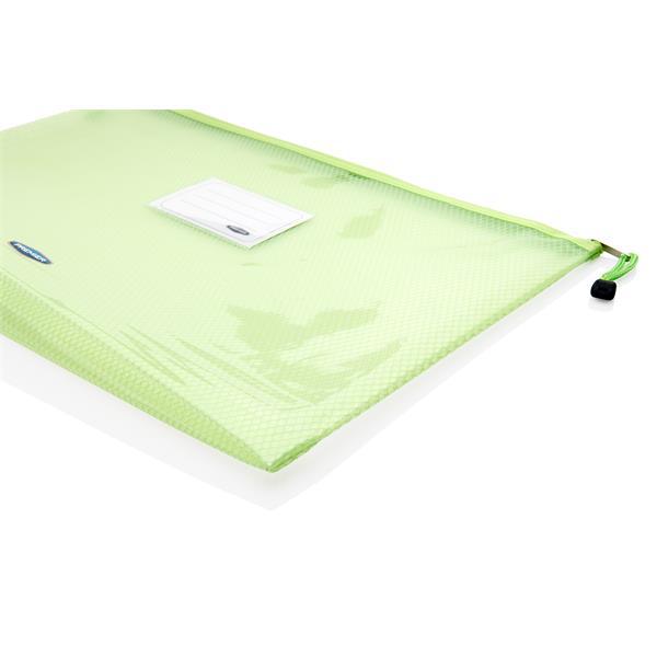■ Premto - B4+ Ultramesh Expanding Wallet - Caterpillar Green by Premto on Schoolbooks.ie