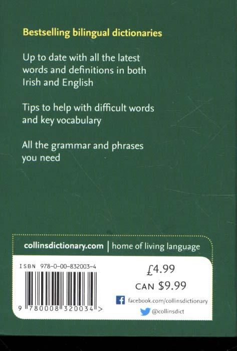 Collins Gem Irish Dictionary (5th Edition) by HarperCollins Publishers on Schoolbooks.ie