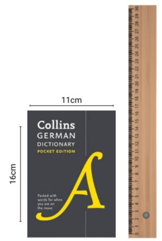 Collins German Dictionary Pocket Edition by HarperCollins Publishers on Schoolbooks.ie