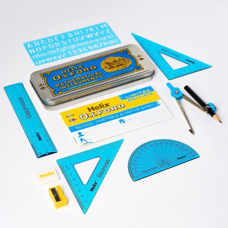 ■ Helix - Oxford 17 piece Complete Student Stationery Set - Blue by Helix on Schoolbooks.ie
