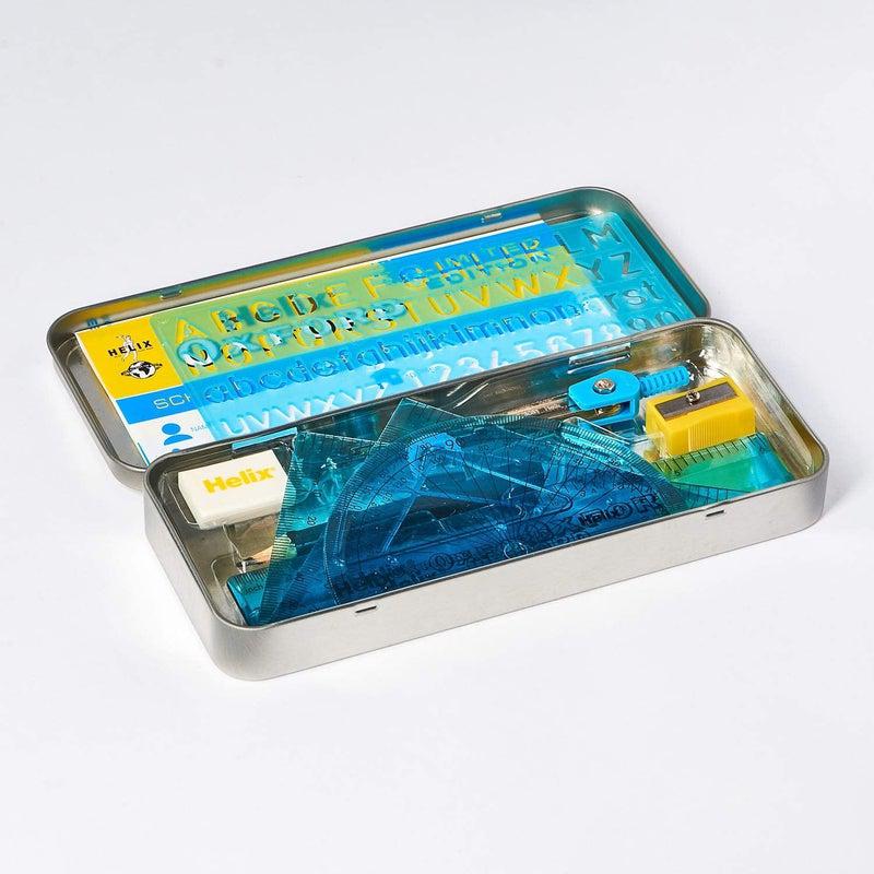 ■ Helix - Oxford 17 piece Complete Student Stationery Set - Blue by Helix on Schoolbooks.ie