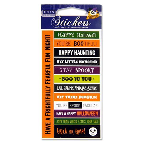 Icon Craft Card 14 Stickers - Halloween by Icon Craft on Schoolbooks.ie