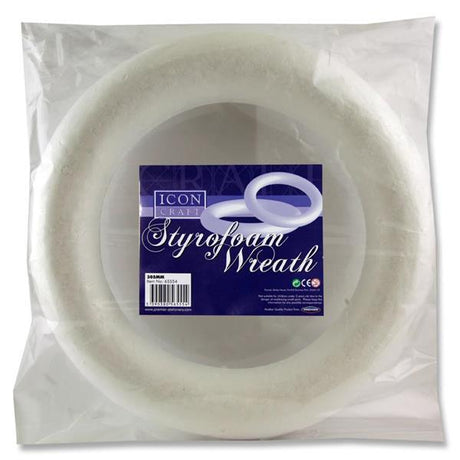 Icon Craft Styrofoam Circle - Wreath - 305mm Diameter by Icon Craft on Schoolbooks.ie