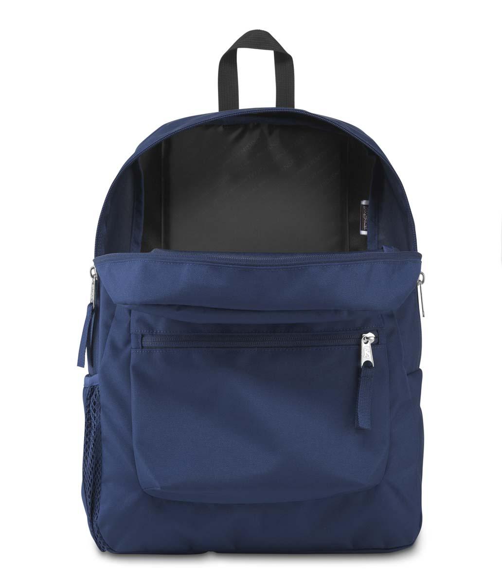 ■ JanSport Cross Town Backpack - Navy by JanSport on Schoolbooks.ie