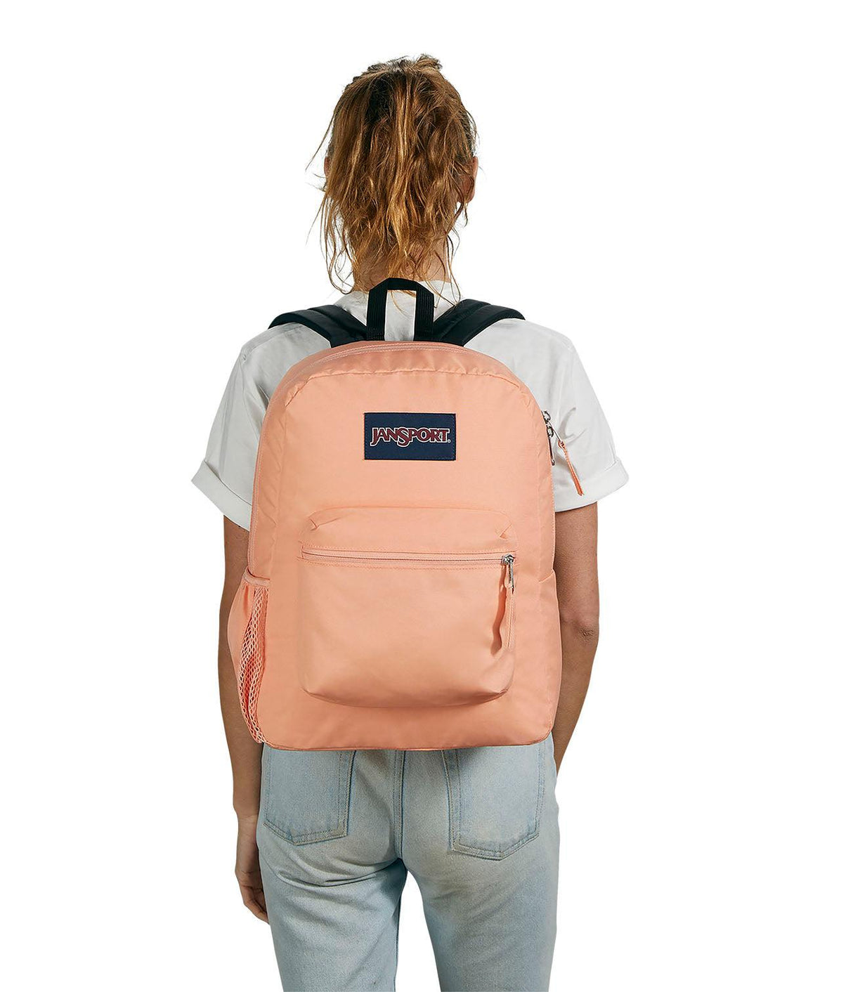 ■ JanSport Cross Town Backpack - Salmon by JanSport on Schoolbooks.ie