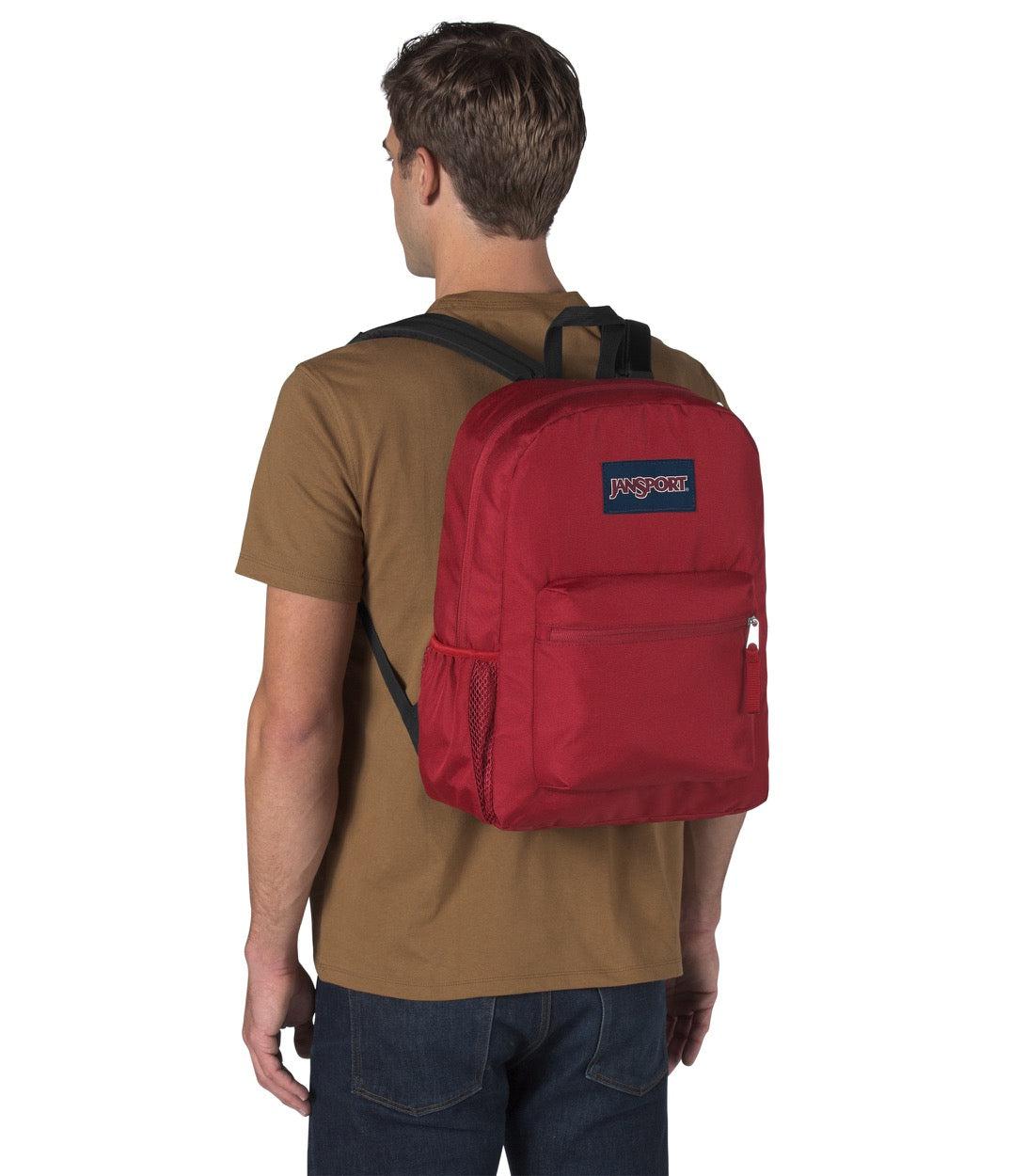 ■ JanSport Cross Town Backpack - Viking Red by JanSport on Schoolbooks.ie
