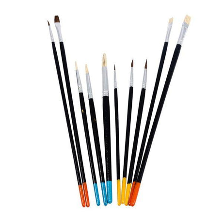 Jakar - Watercolour and Oil Painting Brush Set - Assorted Box of 10 by Jakar on Schoolbooks.ie