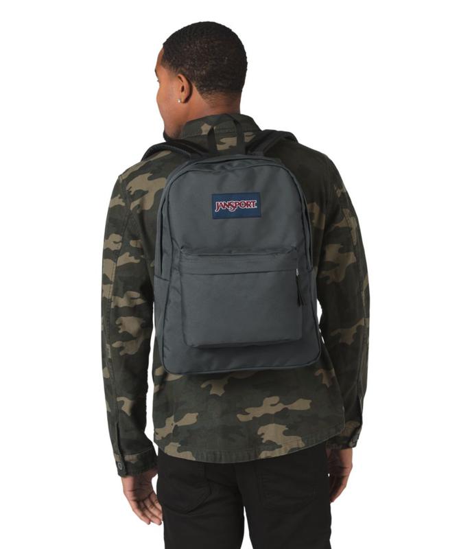 ■ JanSport Superbreak Backpack - Deep Grey by JanSport on Schoolbooks.ie