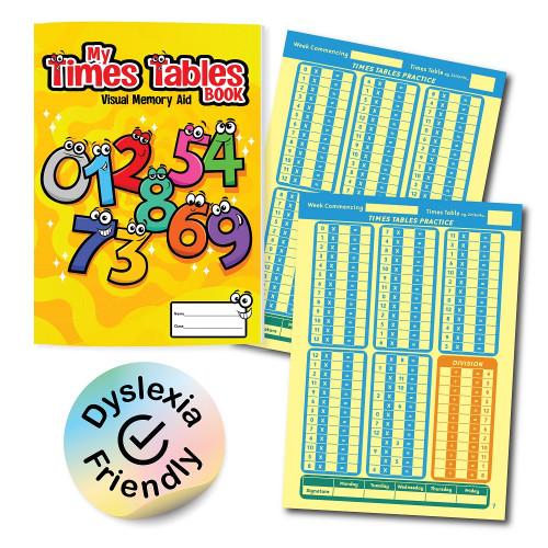 My Times Tables - Visual Memory Aid Book by Just Rewards on Schoolbooks.ie