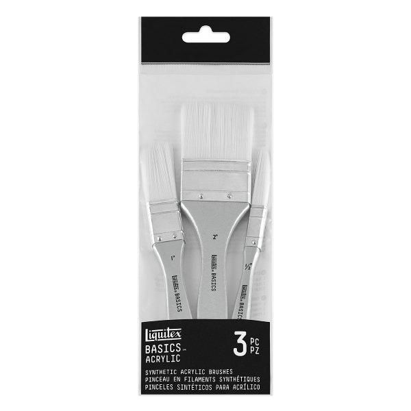 Liquitex Basics Brush Set - 3 Synthetic by Liquitex on Schoolbooks.ie