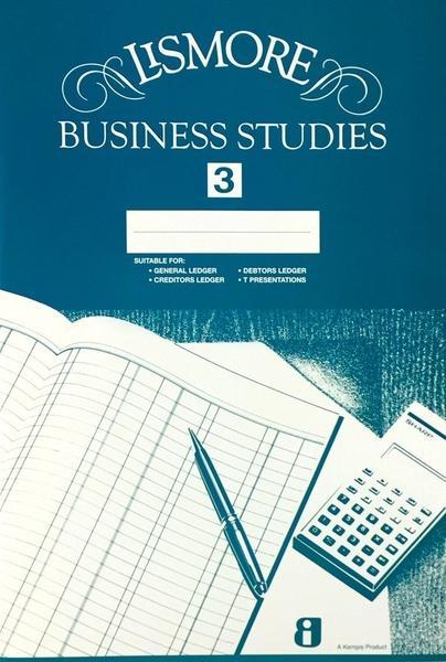 Business Studies: Record Book 3: Ledger - 40 page by Lismore on Schoolbooks.ie