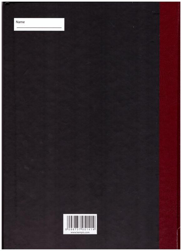 Notebook - A4 - Hardback - 128 page - Science by Lismore on Schoolbooks.ie