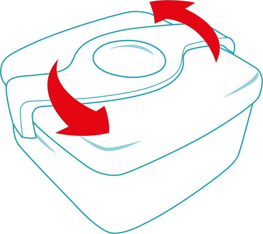 Maped - Picnik Concept - Twist Sandwich Box - Blue by Maped on Schoolbooks.ie