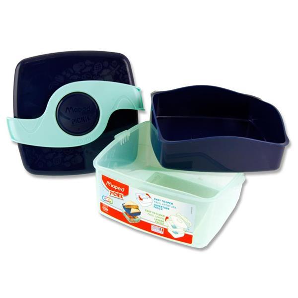 Maped - Picnik Concept - Twist Sandwich Box - Blue by Maped on Schoolbooks.ie