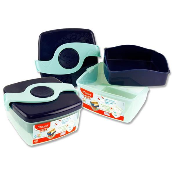 Maped - Picnik Concept - Twist Sandwich Box - Blue by Maped on Schoolbooks.ie