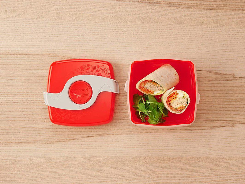 Maped - Picnik Concept - Twist Sandwich Box - Red by Maped on Schoolbooks.ie