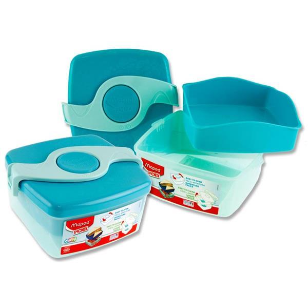 Maped - Picnik Concept - Twist Sandwich Box - Turquoise by Maped on Schoolbooks.ie