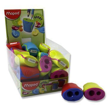 Maped - Twin Hole Pencil Sharpener with bin by Maped on Schoolbooks.ie
