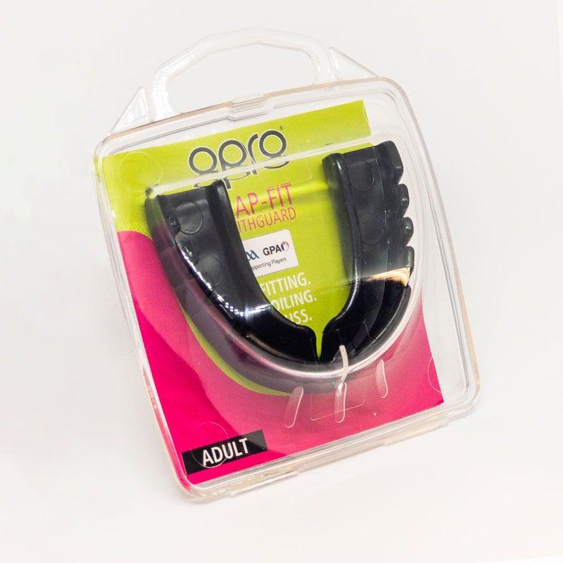 GAA OPRO - Snap-Fit Mouthguard - Jet Black by OPRO on Schoolbooks.ie