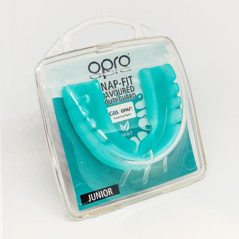 GAA OPRO - Snap-Fit Mouthguard - Mint Green Flavoured by OPRO on Schoolbooks.ie