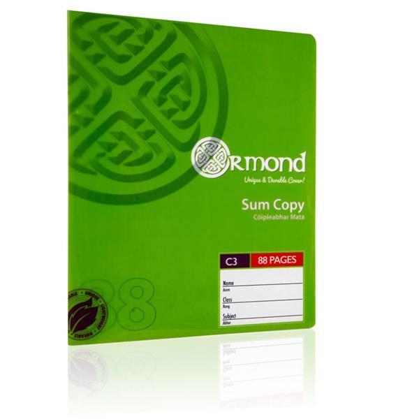 Ormond C3 88 Page Durable Cover - Sum Copy Book by Ormond on Schoolbooks.ie