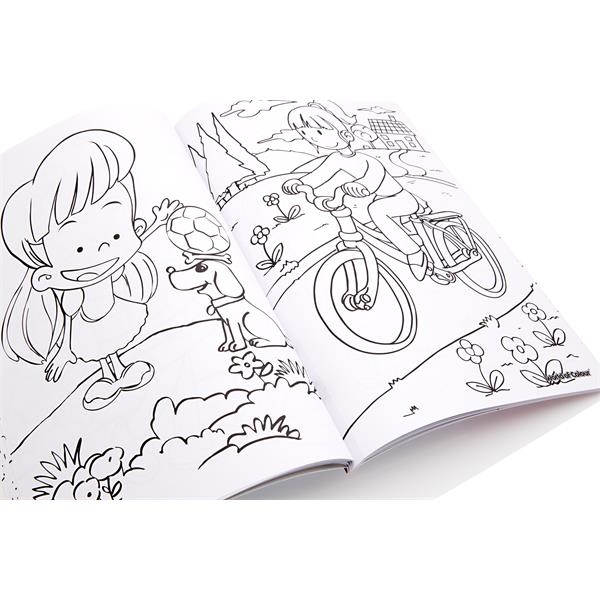 A4 48 Page Colour Fun Perforated Colouring Book - Princesses, Fairies and More by World of Colour on Schoolbooks.ie