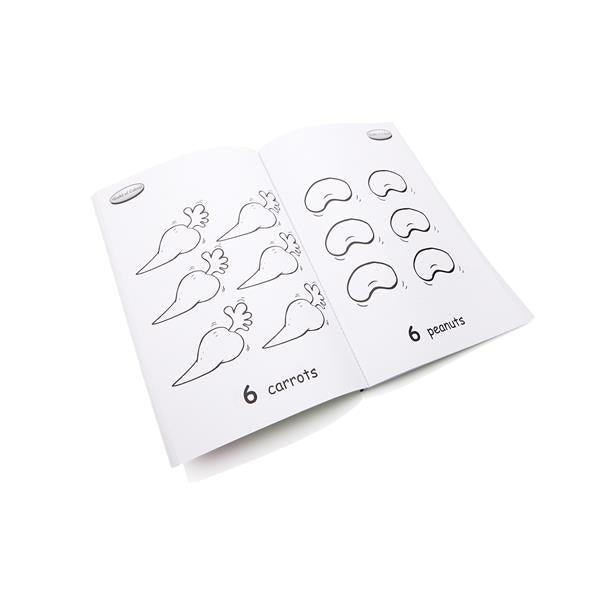 A4 96 Page Perforated Colouring Book - Number Fun by World of Colour on Schoolbooks.ie