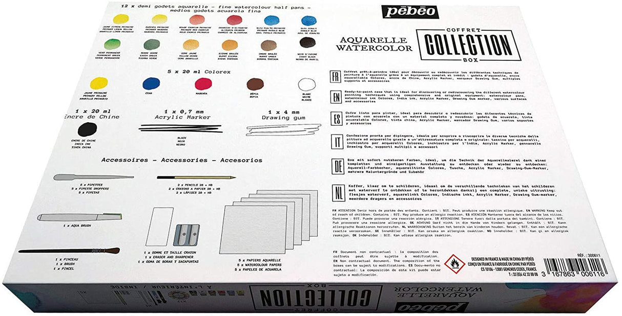 Pebeo Watercolour Collection Box by Pebeo on Schoolbooks.ie