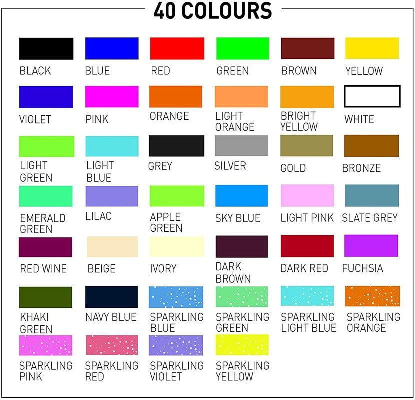 Posca PC - 3M Fine Bullet Tip - Standard Colours - Wallet of 8 by Posca on Schoolbooks.ie