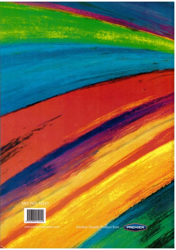 A4 Hardback - Rainbow - 160 Page by Premier Stationery on Schoolbooks.ie