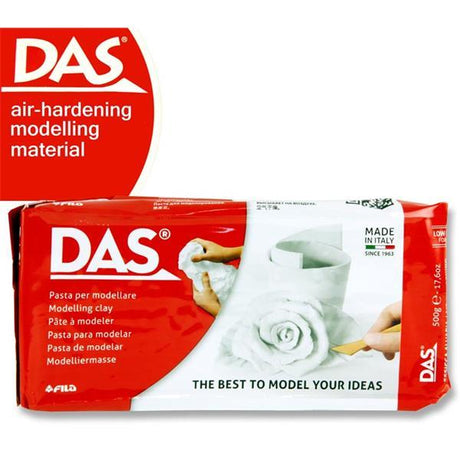 Das 500g White Air Hardening Modelling Clay by Fila on Schoolbooks.ie