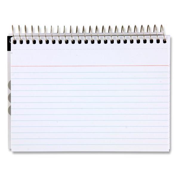 Premier Office Packet of 50 6" x 4" Spiral Ruled Index Cards - White by Premier Office on Schoolbooks.ie