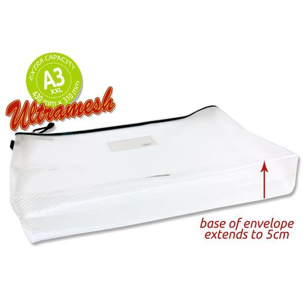 Premto - A3 Ultramesh Expanding Wallet - Pearl by Premto on Schoolbooks.ie