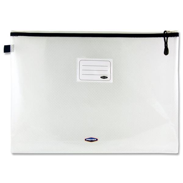 Premto - A3 Ultramesh Expanding Wallet - Pearl by Premto on Schoolbooks.ie