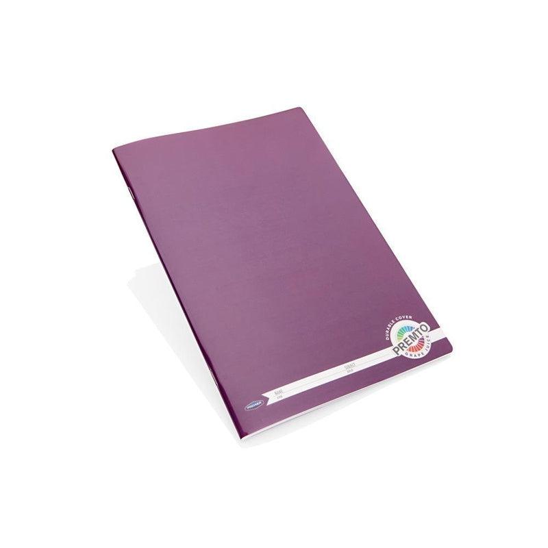 Premto A4 Durable Cover 120 page Manuscript Book - Grape Juice by Premto on Schoolbooks.ie