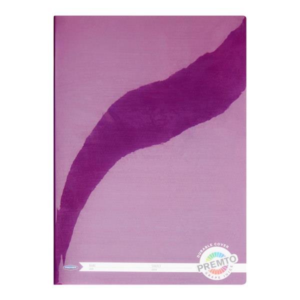 Premto A4 Durable Cover 120 page Manuscript Book - Grape Juice by Premto on Schoolbooks.ie