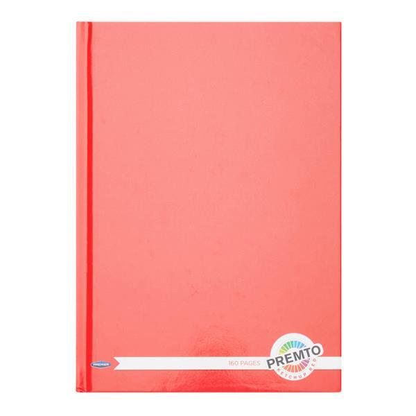 ■ Premto - A5 160 Page Hardcover Notebook - Ketchup Red by Premto on Schoolbooks.ie