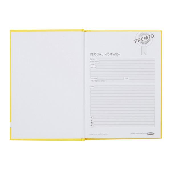 Premto - A6 160 Page Hardcover Notebook - Sunshine by Premto on Schoolbooks.ie