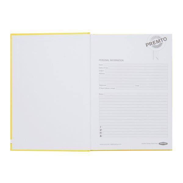 Premto - Pastel A5 160 Page Hardcover Notebook - Sunshine by Premto on Schoolbooks.ie