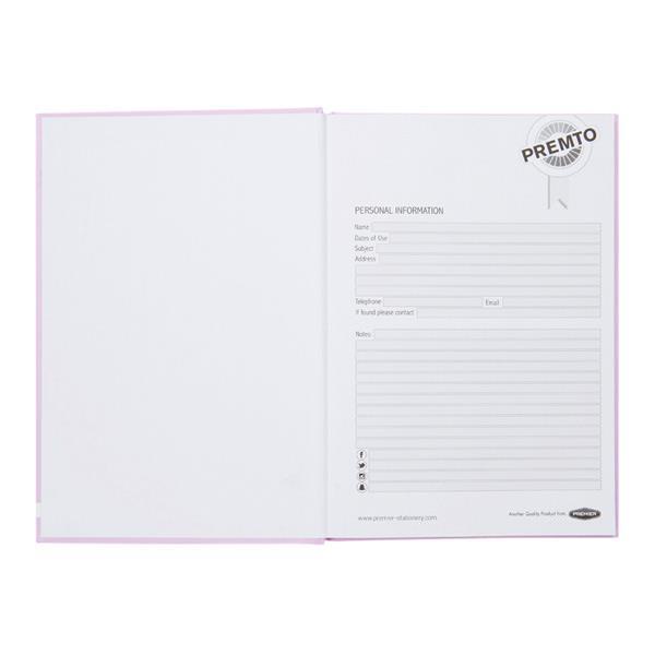 Premto - Pastel A5 160 Page Hardcover Notebook - Wild Orchid by Premto on Schoolbooks.ie