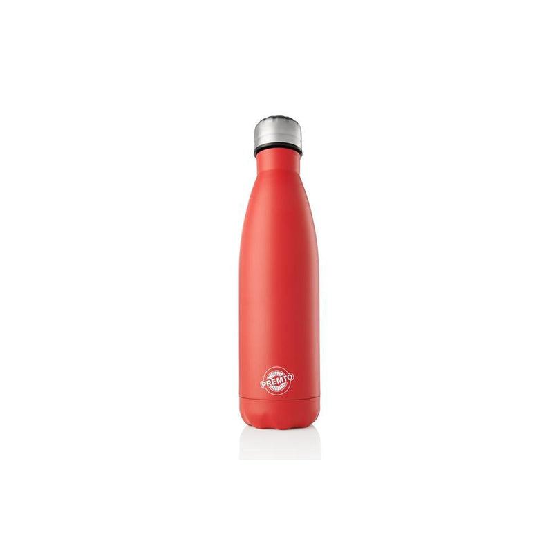 Premto - Stainless Steel Water Bottle 500ml - Ketchup Red by Premto on Schoolbooks.ie
