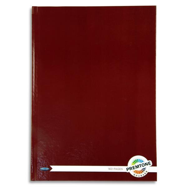 ■ Premier Premtone A4 160pg Hardcover Notebook - Rhubarb by Premtone on Schoolbooks.ie