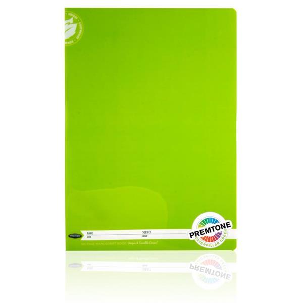 Premtone - A4 - 120 Page - Durable Cover Manuscript Book - Pack of 5 by Premtone on Schoolbooks.ie