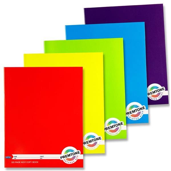 Premtone - Copy Book - No.11 - 120 Page - Pack of 10 by Premtone on Schoolbooks.ie