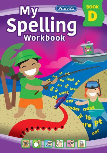 My Spelling Workbook - Book D - New Edition (2021) by Prim-Ed Publishing on Schoolbooks.ie