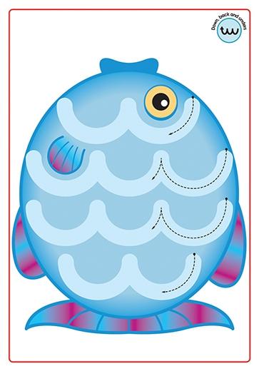 New Wave Pre-Writing Patterns Write-On Posters by Prim-Ed Publishing on Schoolbooks.ie