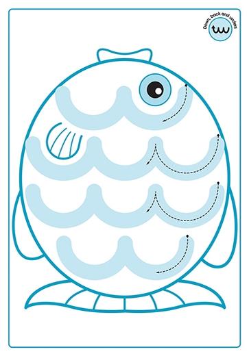 New Wave Pre-Writing Patterns Write-On Posters by Prim-Ed Publishing on Schoolbooks.ie