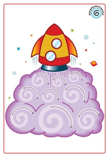 New Wave Pre-Writing Patterns Write-On Posters by Prim-Ed Publishing on Schoolbooks.ie