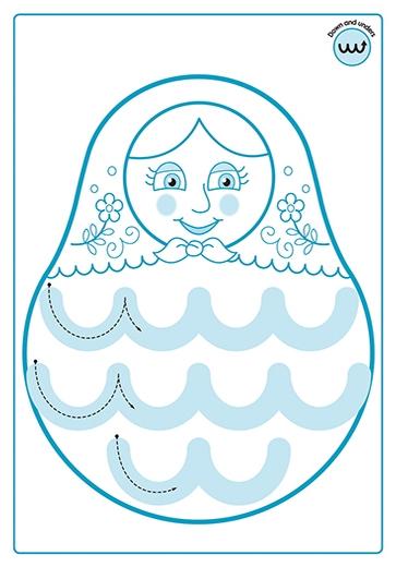 New Wave Pre-Writing Patterns Write-On Posters by Prim-Ed Publishing on Schoolbooks.ie